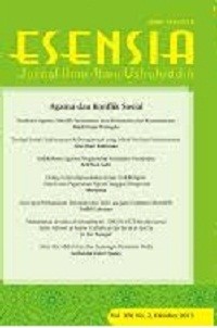Image of Esensia Jurnal Ilmu-Ilmu Ushuluddin