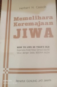 Memelihara Keremajaan Jiwa
