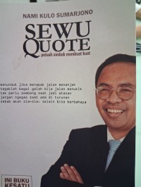Sewu Quote Petuah Simbok Membuat Kuat